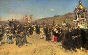 Ilya Repin Easter Procession in the Region of Kursk oil painting artist